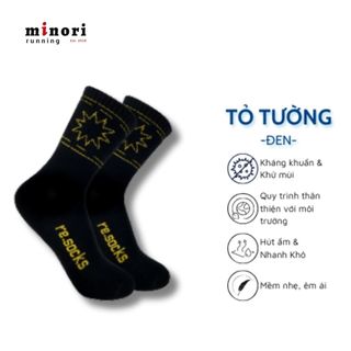 Combo 3 Vớ Tất Tái Chế Re.socks Thời Trang Thể Thao BST Tái Xinh BASIC Tái Xinh FE Đất Nước Tỏ Tường