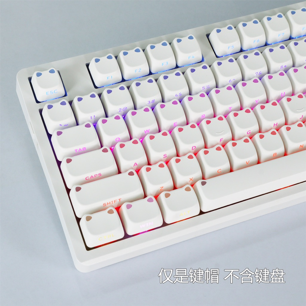 Keycap MAO Xuyên Led | Keycap Tai Mèo Xuyên Led Cực Kì Dễ Thương | BigBuy360 - bigbuy360.vn