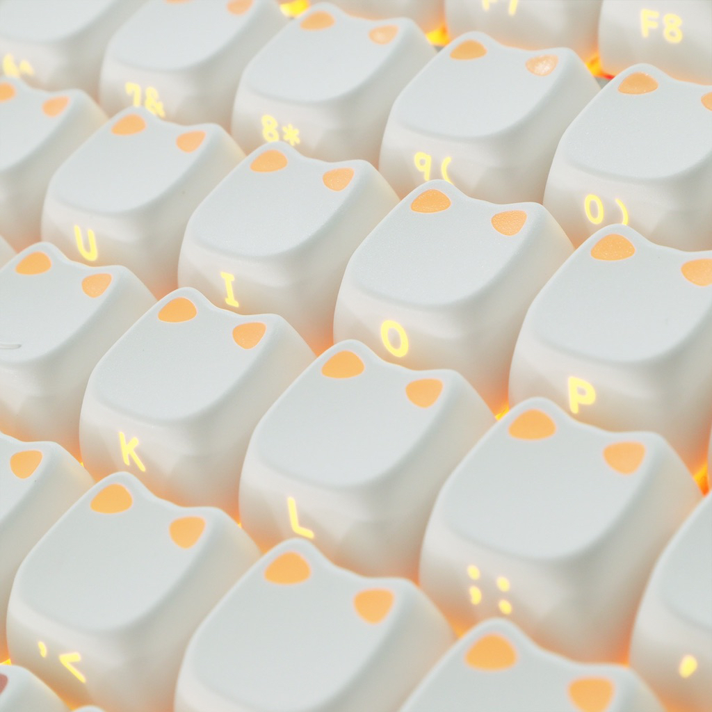 Keycap MAO Xuyên Led | Keycap Tai Mèo Xuyên Led Cực Kì Dễ Thương | BigBuy360 - bigbuy360.vn