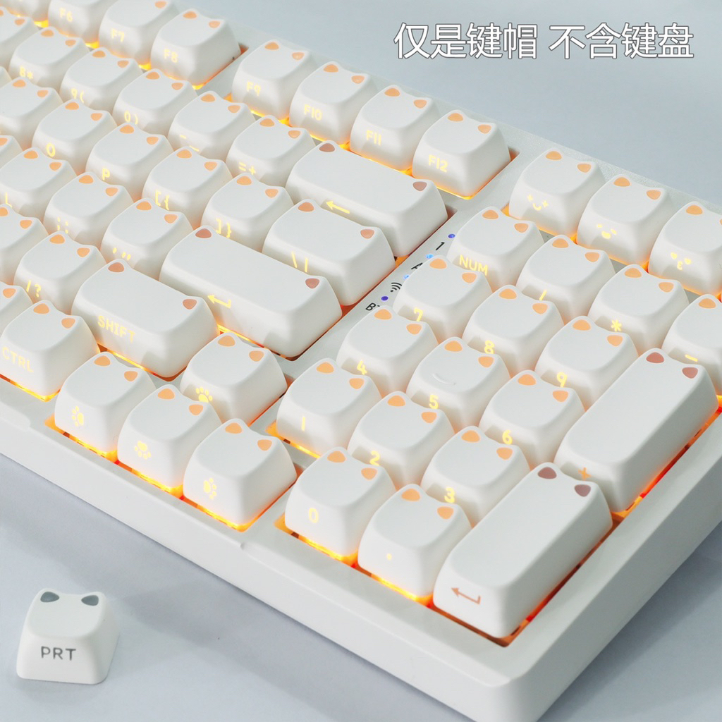 Keycap MAO Xuyên Led | Keycap Tai Mèo Xuyên Led Cực Kì Dễ Thương | BigBuy360 - bigbuy360.vn