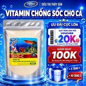 VITAMIN C Chống Sốc Cho Cá Koi Cá Cảnh Tăng Sức Đề Kháng Hỗ Trợ Phục Hồi Gói 100g VISIBIO MART