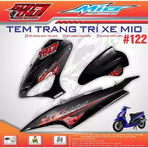 TEM XE MIO SPORT #122 (CHẤT LIỆU CAO CẤP - SIÊU NÉT - SIÊU ĐẸP - SIÊU CUTE)