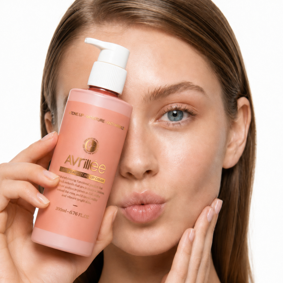 Kem dưỡng trắng, nâng tông, cấp ẩm, chống nhăn AVRILLEE LIKE A PEACH TONE UP CREAM 200ml | DAMDAVN