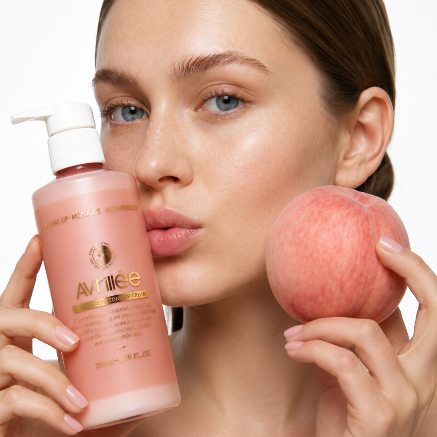 Kem dưỡng trắng, nâng tông, cấp ẩm, chống nhăn AVRILLEE LIKE A PEACH TONE UP CREAM 200ml | DAMDAVN