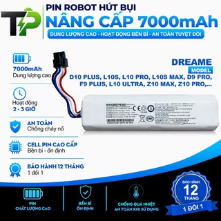 PIN ROBOT HÚT BỤI NÂNG CẤP THAY THẾ  D10 PLUS, L10S, L10 PRO, L10S MAX, D9 PRO, F9 PLUS, L10 ULTRA, Z10 MAX, Z10 PRO....
