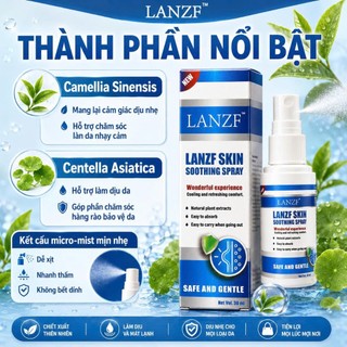 LANZF Xịt Làm Dịu Da Skin Soothing Spray Cấp Ẩm Nhẹ, Hỗ Trợ Da Khô Ráp Nhạy Cảm Dùng Mỗi Ngày Nhẹ