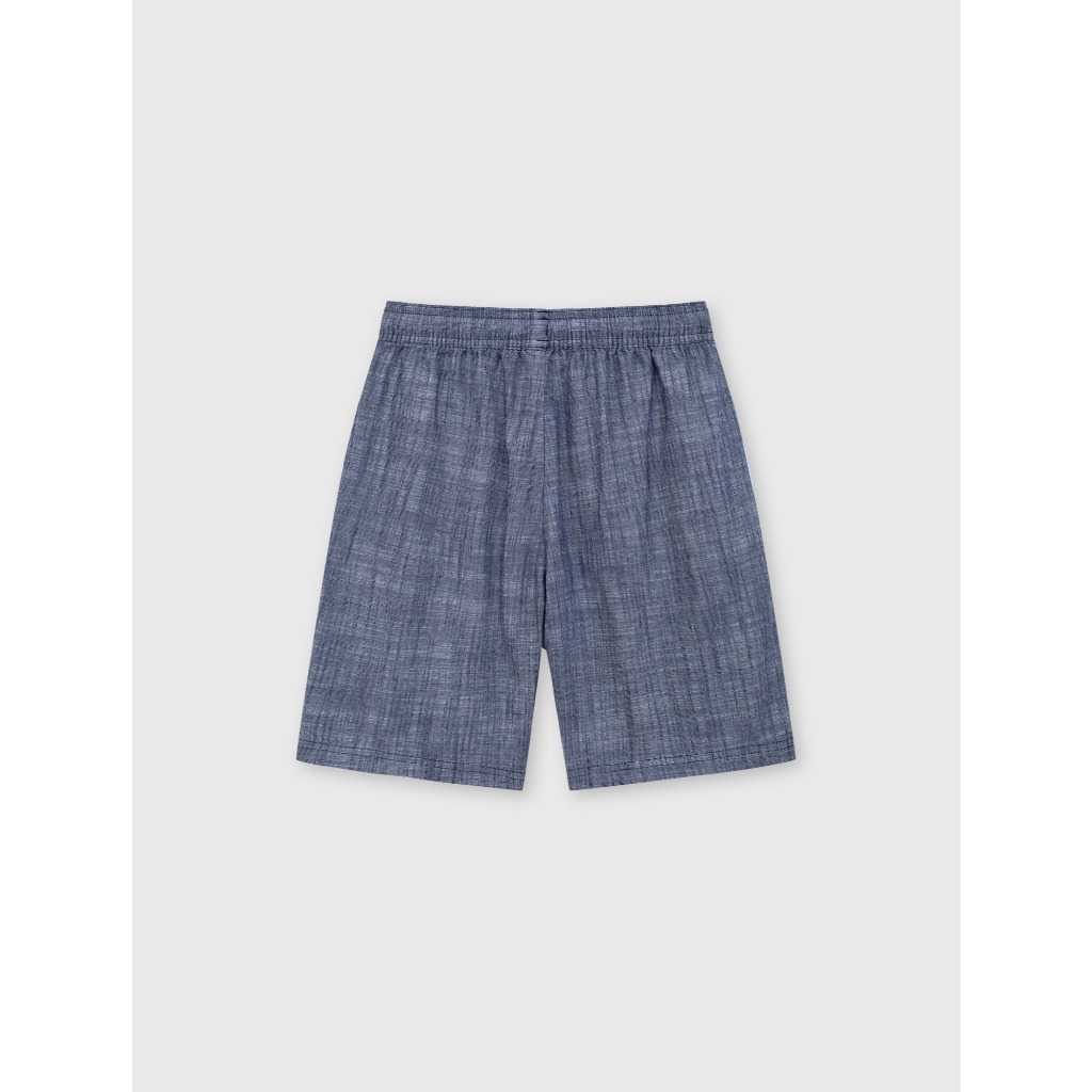Quần short bé trai cotton CANIFA ống vừa cạp chun chất cotton thoáng mát 2BS26S005