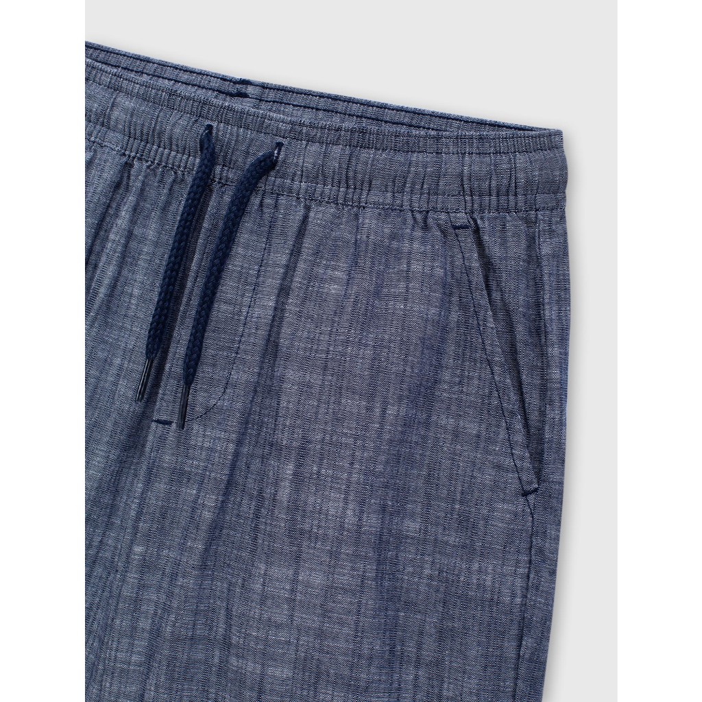 Quần short bé trai cotton CANIFA ống vừa cạp chun chất cotton thoáng mát 2BS26S005