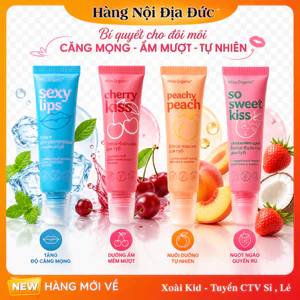 Son Dưỡng Bóng Và Mềm Dành Cho Môi MISS ORGANIC Fito Cosmetic 10ml Chính Hãng Nga