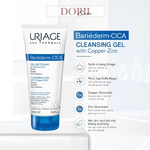 URIAGE GEL LÀM SẠCH DÀNH CHO DA KÍCH ỨNG BARIEDERM CICA GEL NETTOYANT 200ML