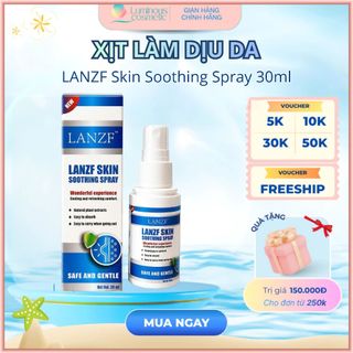 LANZF Xịt Làm Dịu Da Skin Soothing Spray Cấp Ẩm Nhẹ, Hỗ Trợ Da Khô Ráp Nhạy Cảm Dùng Mỗi Ngày Nhẹ
