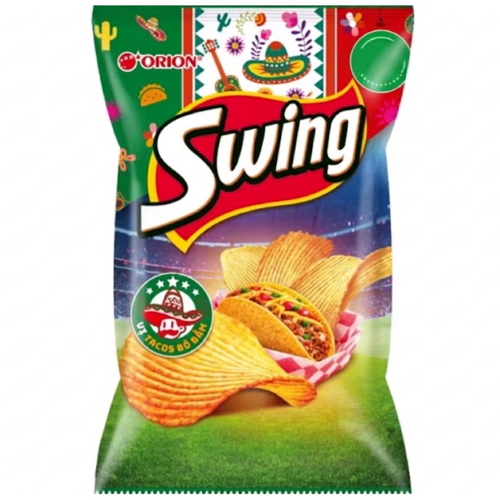 Bim Bim Bánh Snack Swing Tacos Bò Bằm 33G | Shopee Việt Nam