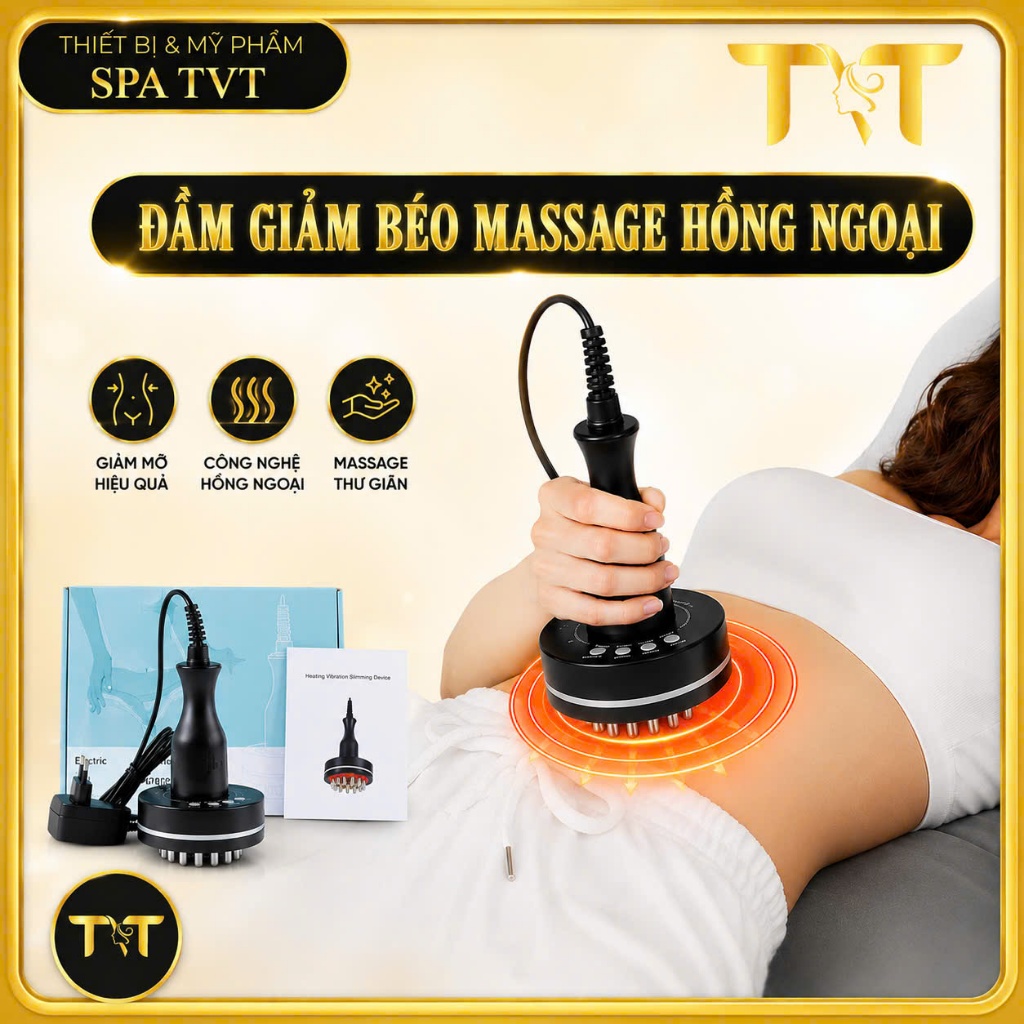 MÁY RF MINI GIẢM BÉO BODY, ĐẦM HỒNG NGOẠI MASSAGE THƯ GIÃN, SĂN CHẮC DA