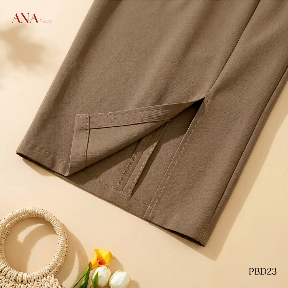 Chân Váy Công Sở Nữ ANA Mode Chất Liệu Cotton Đứng Form Đi Làm Quà Tặng Mẹ CV26PBD23