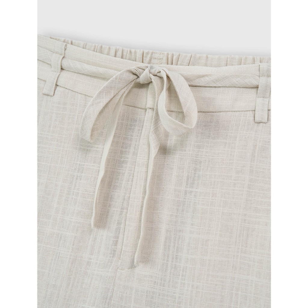 Quần dài nữ rayon linen dáng rộng có lót CANIFA 6BP26S003
