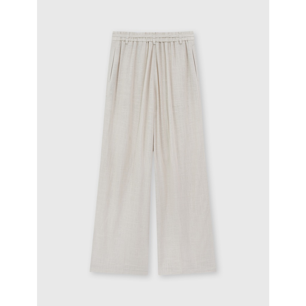 Quần dài nữ rayon linen dáng rộng có lót CANIFA 6BP26S003