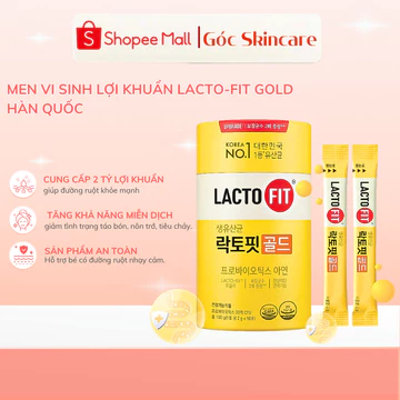 Men Vi Sinh Lợi Khuẩn LACTO-FIT Gold Hàn Quốc Hộp 50 Gói