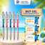 Bộ 10 bút gel 0.5mm Pentel Energel Infree BLN75TL mực nhanh khô nhiều màu lựa chọn