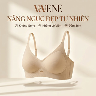 Áo lót nữ su Vanvene AL327 không gọng đệm dày 3cm nâng ngực, tàng hình không lộ viền