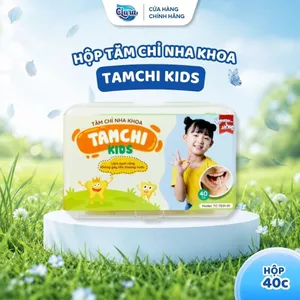 Combo 2 Tăm Chỉ Nha Khoa Trẻ Em TAMCHI KIDS TCTE002, Dịu Nhẹ Với Nướu Bé, Chăm Sóc Răng Miệng Toàn Diện Hàng Chính Hãng