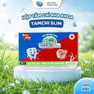 Tăm Chỉ Nha Khoa TAMCHI Slim Sợi Chỉ Đơn hộp 50 cái TCSL002 Lựa Chọn Hoàn Hảo Cho Sức Khỏe Răng Miệng Hàng Chính Hãng