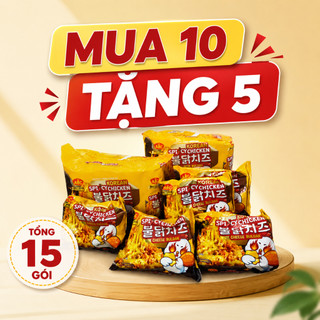 [Combo 10] Mì gói - Mì ăn liền - Mì trộn ABC vị gà cay phô mai chính hãng 80g/gói - Mì Việt Casumo