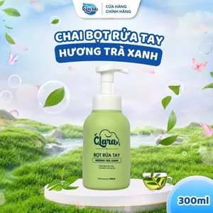 Bọt Rửa Tay Clara Hương Trà Xanh Chai 300ml NRT003, Bọt Vệ Sinh Tay, Lành Tính, Diệt Vi Khuẩn Hàng Chính Hãng