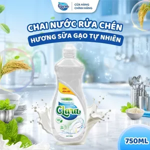 Combo 2 Chai Nước Rửa Chén Clara Hương Sữa Gạo 750g NRCSG01 - Nước Rửa Bát Thơm Dịu, Đánh Bay Dầu Mỡ, Hàng Chính Hã