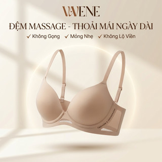 [TĂNG SIZE] Áo Lót Đệm MASSAGE AL207 Su Đúc Mềm, Không Lộ Viền Thoáng Khí Đệm Siêu Mỏng, Chống Xệ - Vanvene