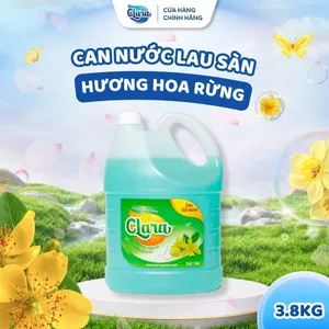 Combo 2 Nước Lau Sàn 𝐂𝐥𝐚𝐫𝐚 Hương Hoa Rừng 3.8Kg NLSHR02 Diệt Khuẩn Sáng Bóng Nhà Sạch Mỗi Ngày Hàng Chính Hãng