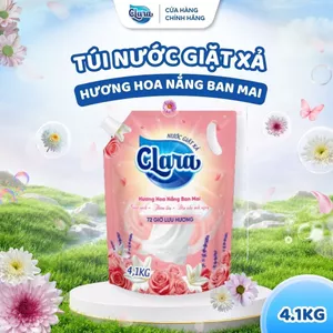 Combo 2 Túi Nước Giặt Xả Clara Hương Hoa Nắng Ban Mai 4.1Kg NGLH03, Công Nghệ Ultra Active Clean Hàng Chính Hãng