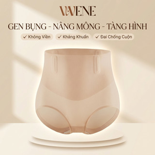 Quần lót su cạp cao VANVENE QG208 gen bụng chống cuộn nâng mông tàng hình không lộ viền cao cấp