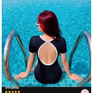 Sea •Đồ Bơi Jumpsuit Hở Lưng – Jumpsuit Bơi Nữ Tôn Dáng, Thời Trang Đi Biển Quyến Rũ BL01