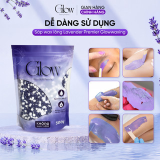 Sáp Wax Lông Lavender Mix Sữa Dừa Chuyên Wax Bikini, Body, Nách Dùng Cho Da Nhạy Cảm GLOWWAXING