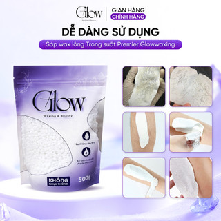 Sáp Wax Lông Premier Trong Suốt GLOWWAXING Bám Lông Tốt Chuyên Wax Bikini, Nách Tặng Que