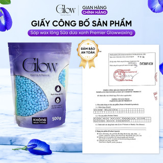 Sáp Wax Lông Dừa Xanh GLOWWAXING Bám Lông Tốt Chuyên Dùng Wax Nách, Bikini CHE TÊN