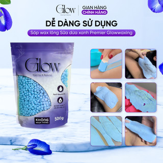 Sáp Wax Lông Dừa Xanh GLOWWAXING Bám Lông Tốt Chuyên Dùng Wax Nách, Bikini CHE TÊN