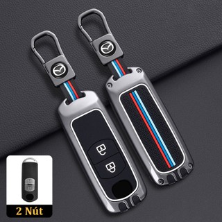Ốp chìa khóa ô tô, CX5, Mazda 3, Mazda 2, Mazda 6 , vỏ hợp kim, lót cao su, bao bảo vệ chìa khóa.