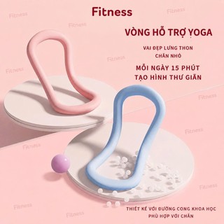 Vòng Tập Fitness - Dụng Cụ Massage & Hỗ Trợ Tập Yoga, Pilates Giúp Săn Chắc Cơ Thể,Giảm Mỡ Thừa