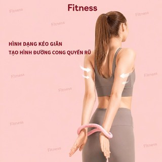 Vòng Tập Fitness - Dụng Cụ Massage & Hỗ Trợ Tập Yoga, Pilates Giúp Săn Chắc Cơ Thể,Giảm Mỡ Thừa