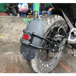 Chắn Bùn KTM 1 Chân Gắn Xe Máy Loại 1, Chân Thép Cứng Cáp, Lá Dè Nhựa Dẻo