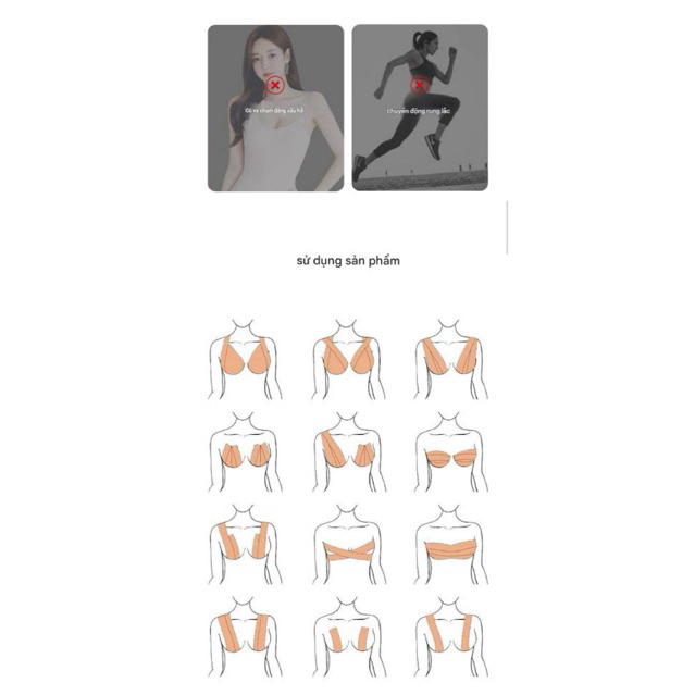 Băng Quấn Trong Suốt Đa Năng Y Tế SOLAH Tạo Khe Cho Nữ San Phẳng Ngực Tomboy Áo Mỏng Hở Lưng PK03