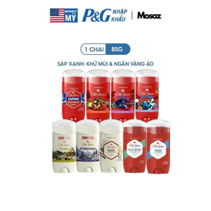 Sáp Khử Mùi Old Spice nhiều mùi hương 85g (Sáp xanh)