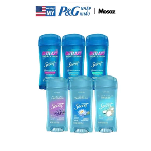 Gel Ngăn tiết mồ hôi và Khử mùi Secret nhiều mùi hương 73g