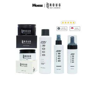 ROUG Sáp vuốt tóc, Gôm xịt tóc Roug Matt Clay, Matte Clay, Bọt tạo phồng Roug, Xịt tạo phồng