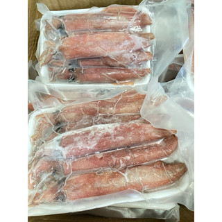 Mực ống câu Phú Quốc sống cấp đông size 8-12 con/kg. ( 500gr/khay)