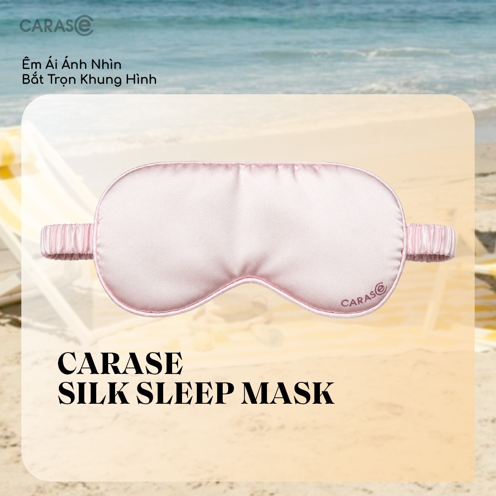 [QUÀ TẶNG] Bịt mắt lụa Silk Sleep Mask CARASE