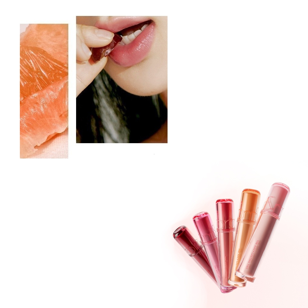 Son Kem Bóng Lì Mọng Môi Juicy Lasting Tint 24 Peeling Màu Đỏ Hồng đất