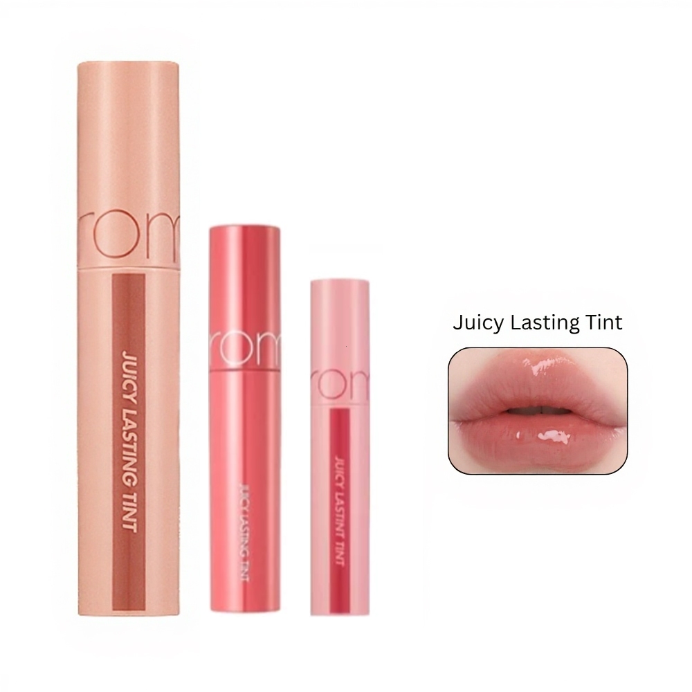 Son Kem Bóng Lì Mọng Môi Juicy Lasting Tint 24 Peeling Màu Đỏ Hồng đất