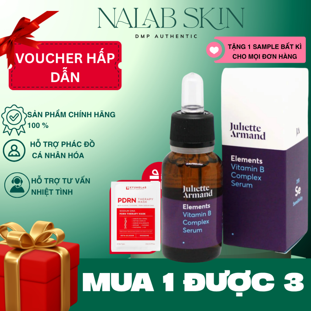 [Hàng công ty] Tinh chất dịu da VITAMIN B COMPLEX SERUM - Juliette Armand